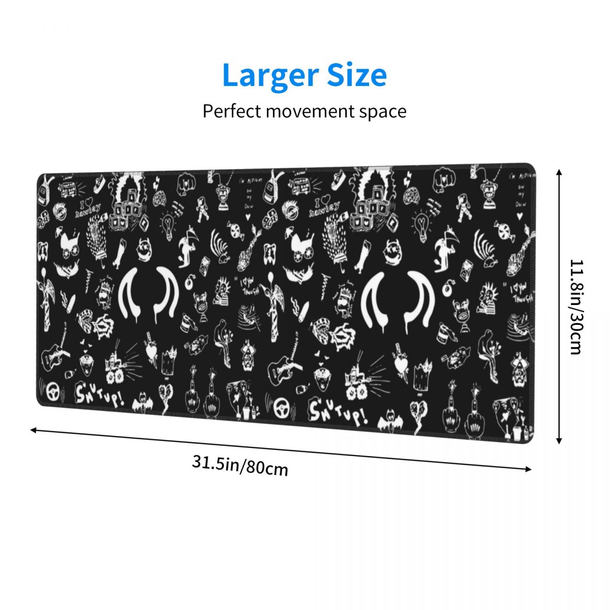 Large Mouse Pad Yungblud Drawi - Gaming Accessories Drawing ulasan dan harga