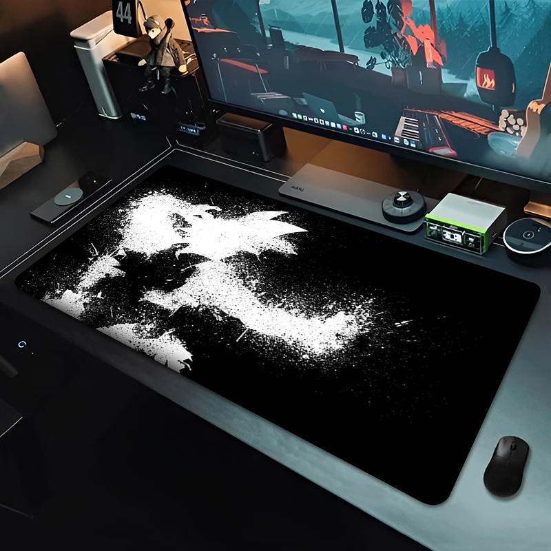DBZ Black Anime Mouse Pad Drag - Gaming Accessories For Desk ulasan dan harga
