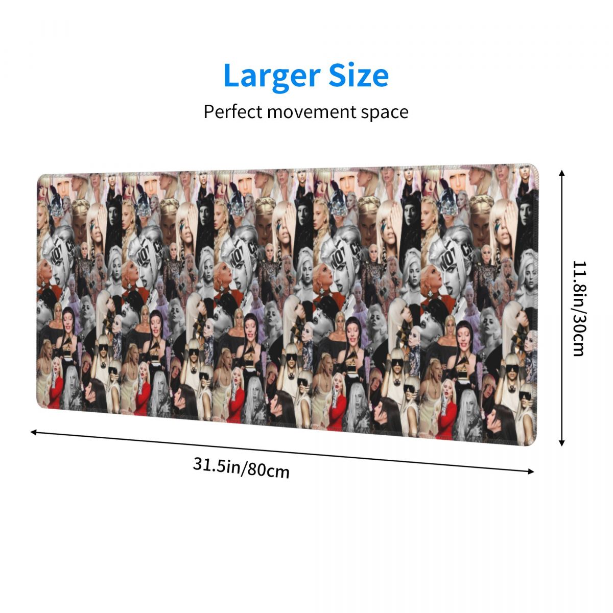 Large Mouse Pad Drawing Lady G - Gaming Accessories Drawing ulasan dan harga