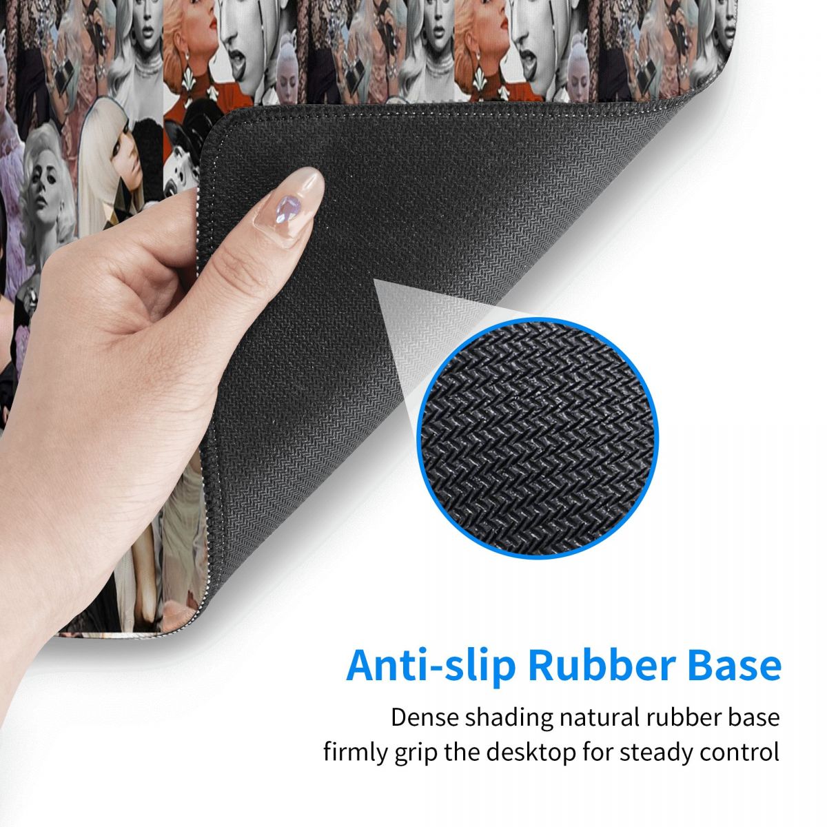 Large Mouse Pad Drawing Lady G - Gaming Accessories Drawing ulasan dan harga