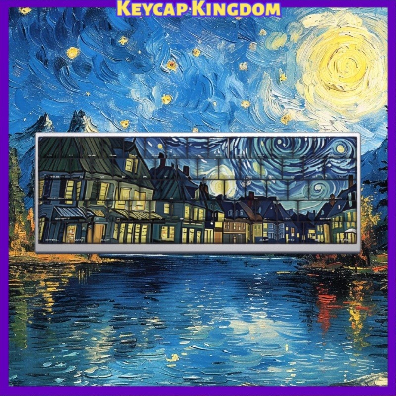 Van Gogh Starry Sky Theme Keyc - Gaming Accessories To Gift ulasan dan harga