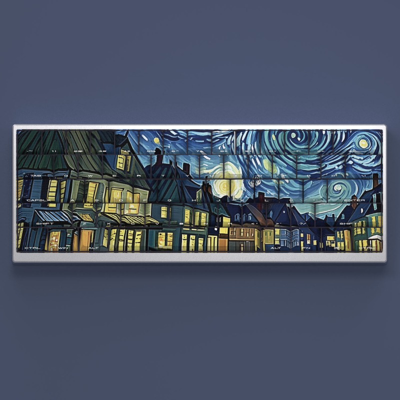 Van Gogh Starry Sky Theme Keyc - Gaming Accessories To Gift ulasan dan harga