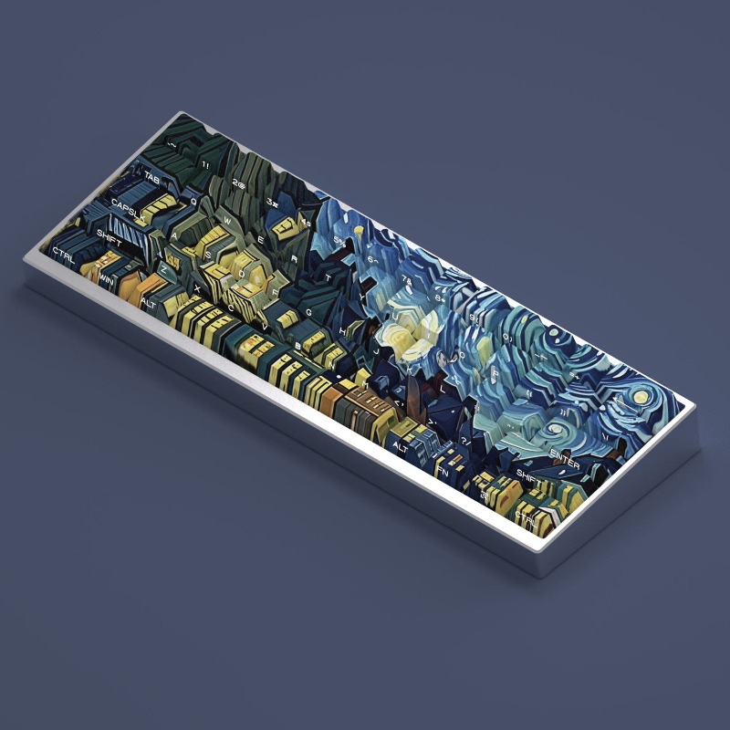 Van Gogh Starry Sky Theme Keyc - Gaming Accessories To Gift ulasan dan harga