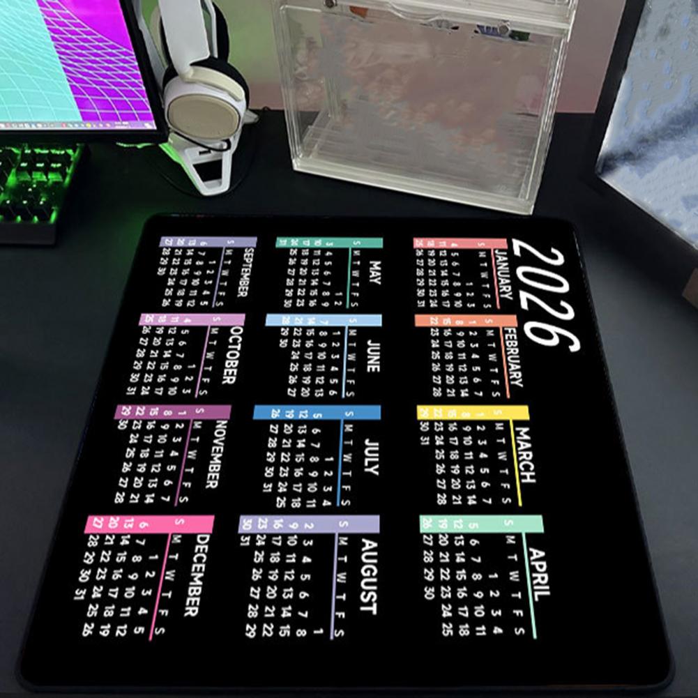 2026 Calendar Mouse Pad Waterp - Gaming Accessories For Desk ulasan dan harga