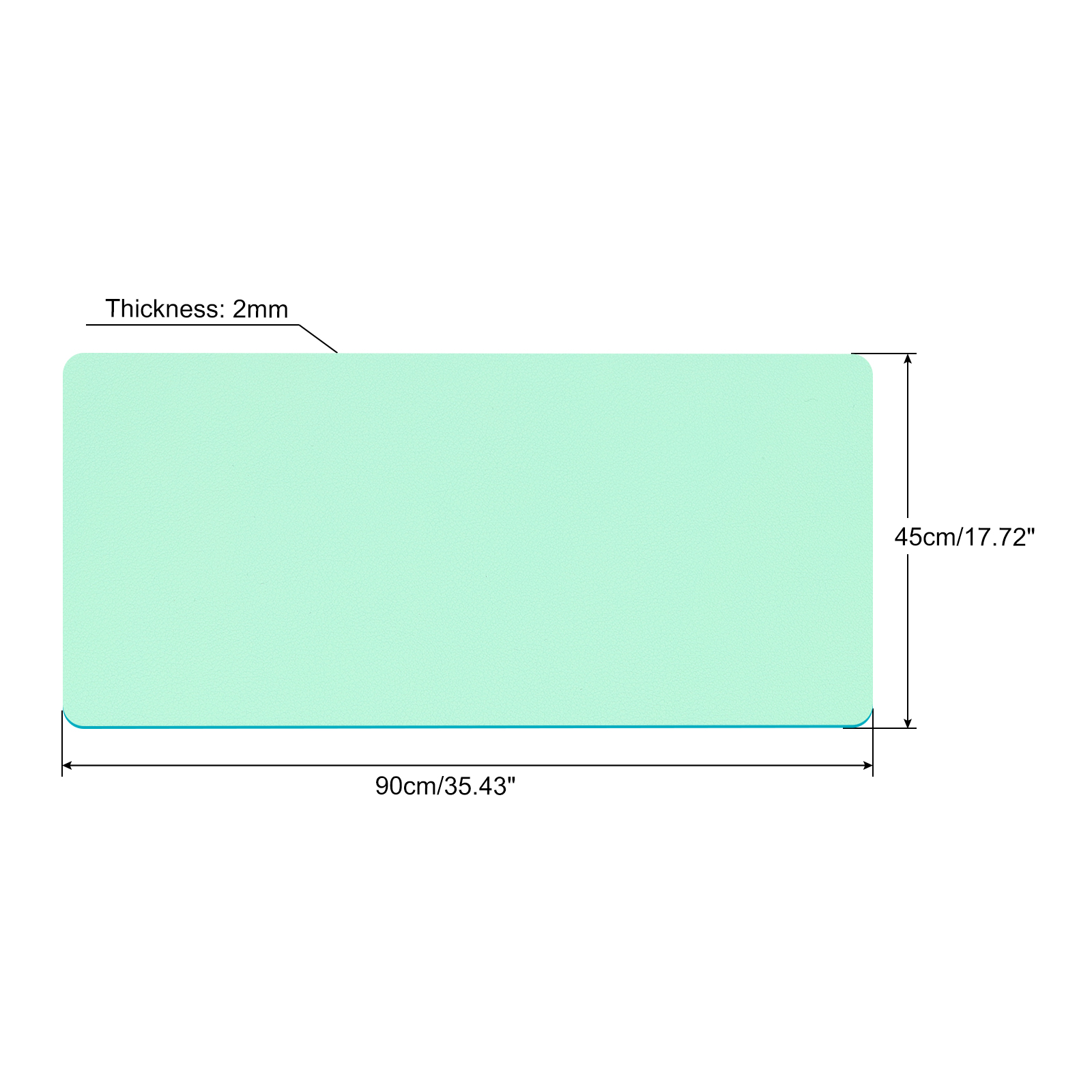 Office Desk Mat Protector PU L - Gaming Accessories For Desk ulasan dan harga