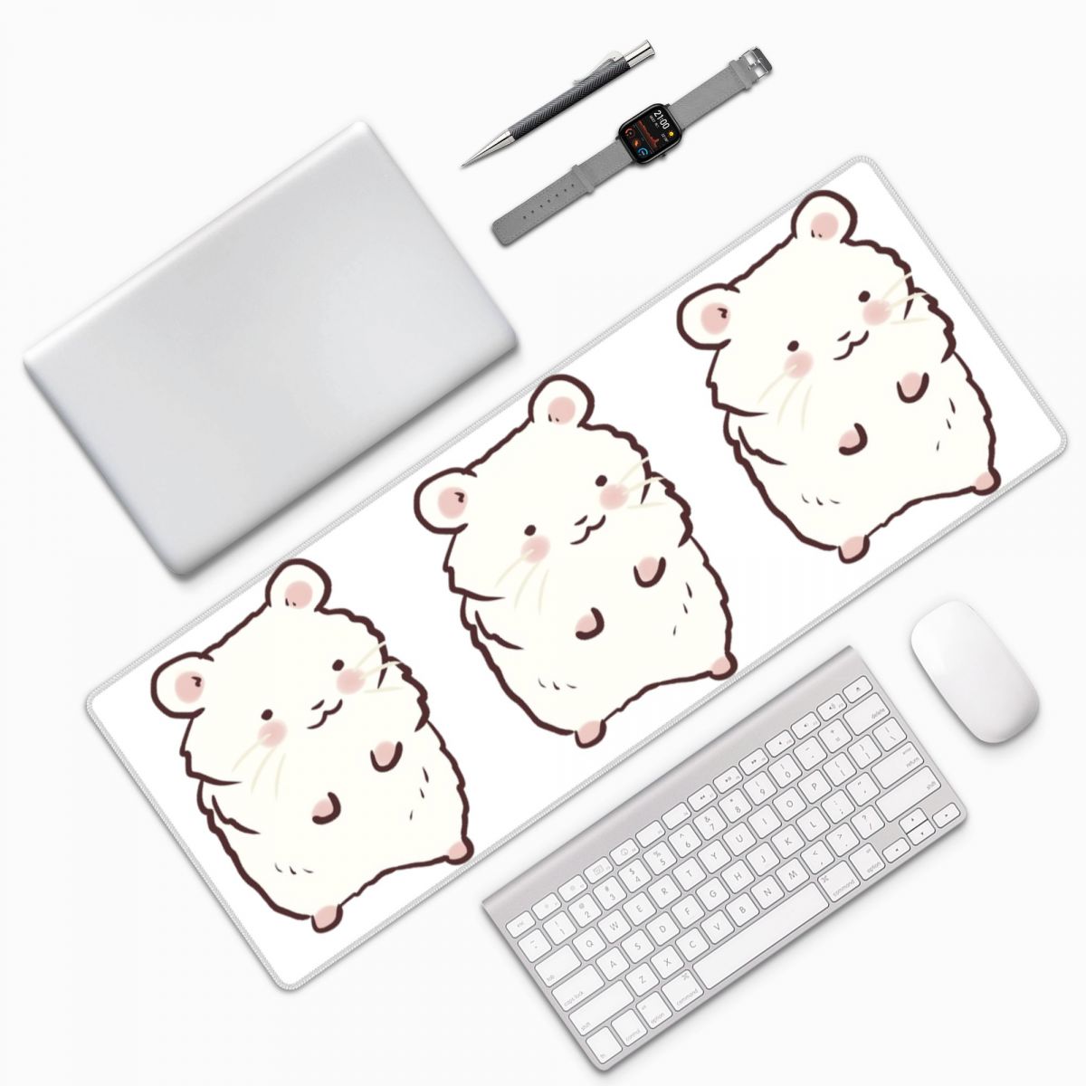 Cute Hamster Drawing Large Mou - Gaming Accessories Drawing ulasan dan harga