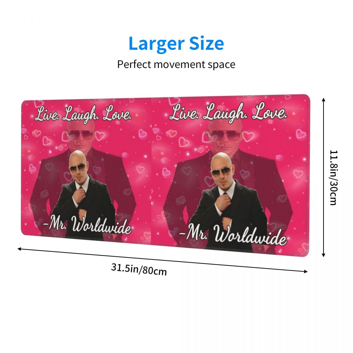 Large Mouse Pad Mr Worldwide L - Gaming Accessories For Pc ulasan dan harga