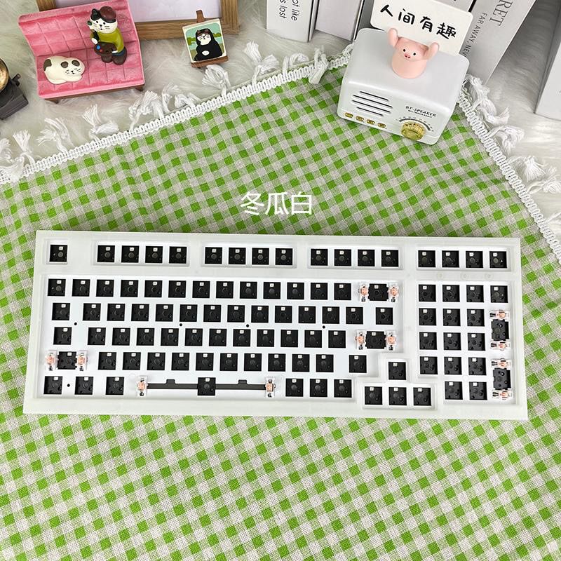 T98 Keyboard Kit Wireless 3Mod - Gaming Accessories Pink ulasan dan harga