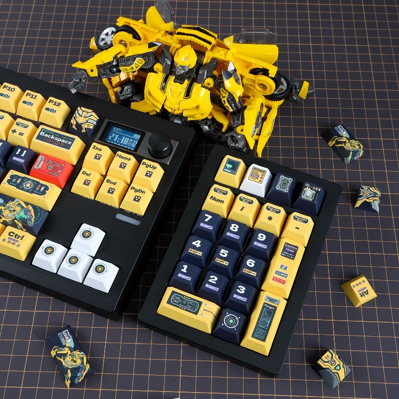 Yellow Bee Robot Theme Custom  - Gaming Accessories To Gift ulasan dan harga