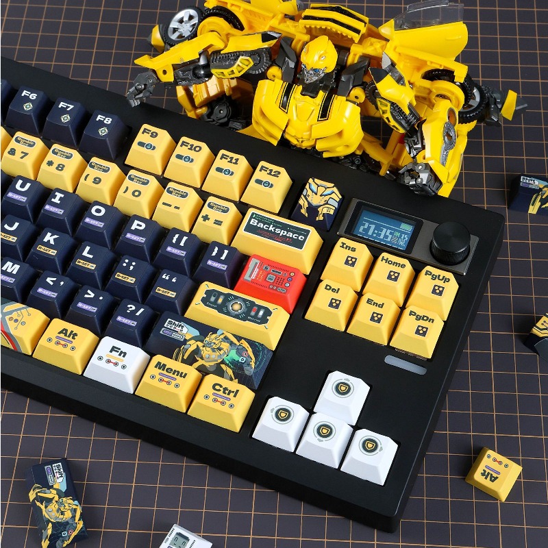 Yellow Bee Robot Theme Custom  - Gaming Accessories To Gift ulasan dan harga
